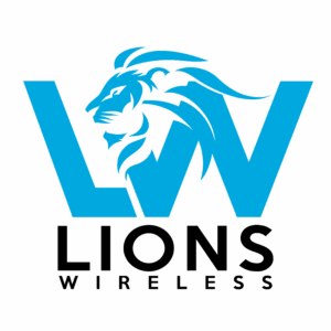 New logo in blue black